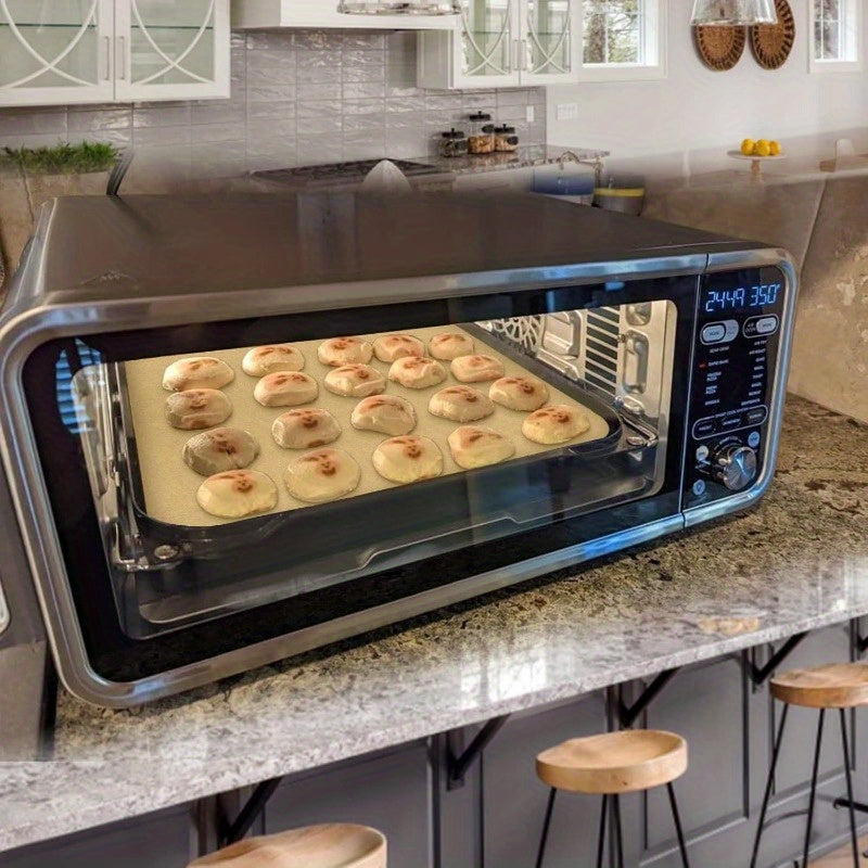 100 Sheets 12 Inch Air Fryer Parchment Paper Squares - Unbleached Pre-Cut Disposable Non-Stick Baking Liners with Rounded Corners, Food Grade & Heat-Resistant (428°F) for Ninja Foodi Flip/SP101/SP201/SP301/SP351, Cuisinart Toaster Oven, Microwave, Oven -
