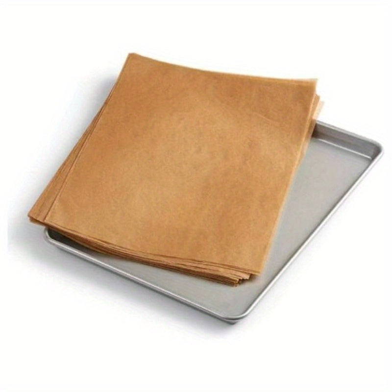 Pre-Cut Natural Unbleached Heavy Duty Baking Parchment Paper - Nonstick, Reusable & Resealable Roll, Individually Wrapped Sheets for 18x13 Inch Pans | Greaseproof, Even Baking, Easy Clean | Fits Half-Sheet & Cookie Sheets,, Durable, Cost-Effective | Ideal