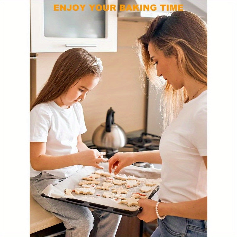 200 Sheets Precut Non-Stick Parchment Paper for Baking - 9x13 Inch Pre-Cut to Size, 450°F Safe, Natural Wood Pulp with Silicone Coating, High Quality & Disposable Baking Sheets for Oven, Air Fryer, Grilling, Steaming (No Curling, Fits Cookie & Muffin