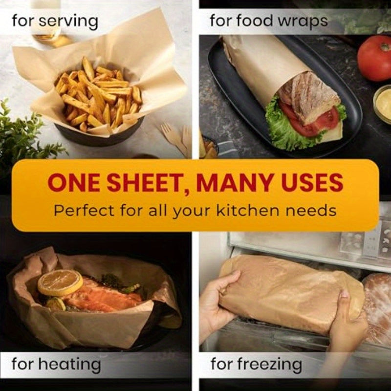 [220 Sheets] Full Sheet Pan 16 x 24 Inch Parchment Paper Baking Sheets by Bakers Signature Precut Silicone Coated Unbleached Will Not Curl or Burn NonToxic Comes in Convenient Packaging